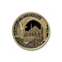 Аверс монеты «Сердце Чечни-15 (в оригинальной упаковке)»